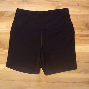 Black sports shorts